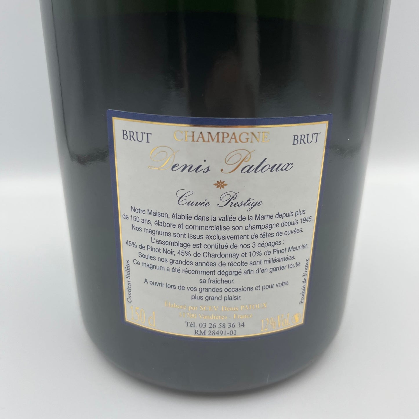 Denis Patoux Magnum Vintage 2004 Champagne